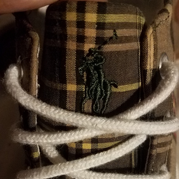 Polo by Ralph Lauren Launder Chukka Plaid Green 9D main image 4
